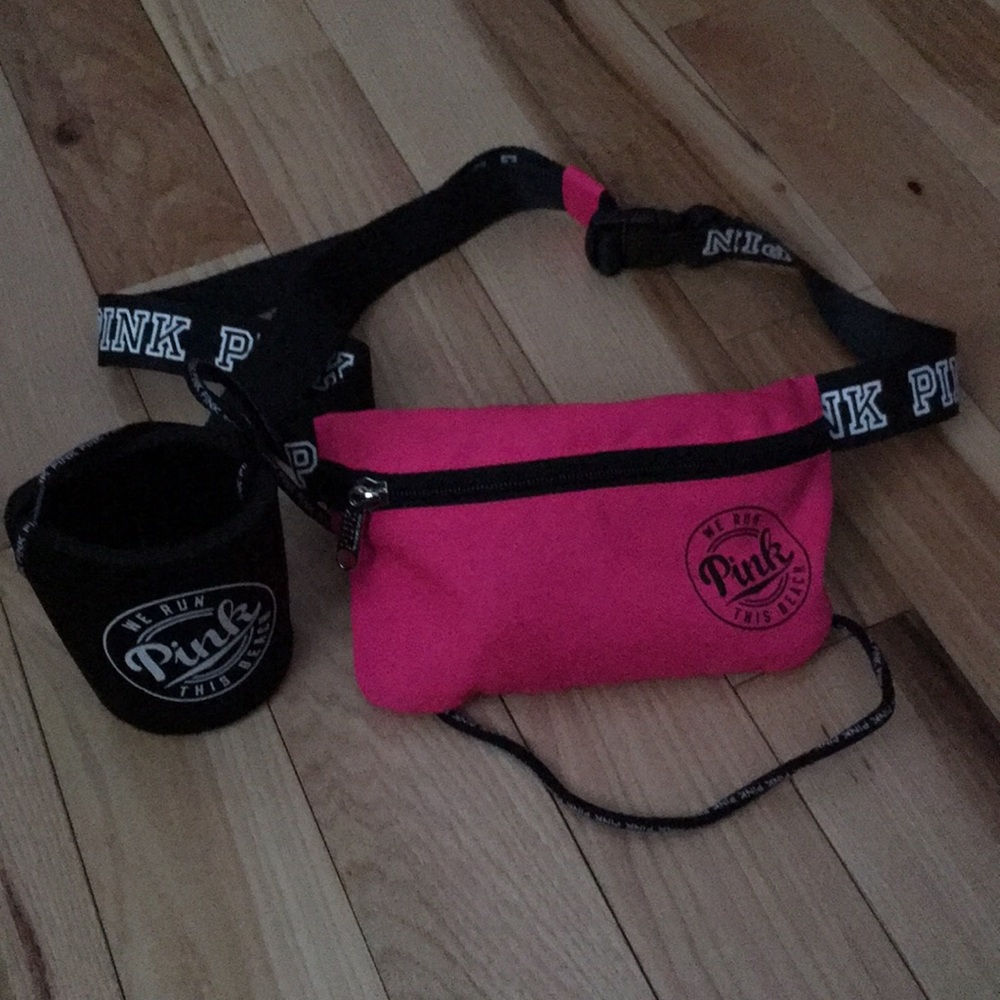 Victoria Secretsfanny pack koozie necklace.
